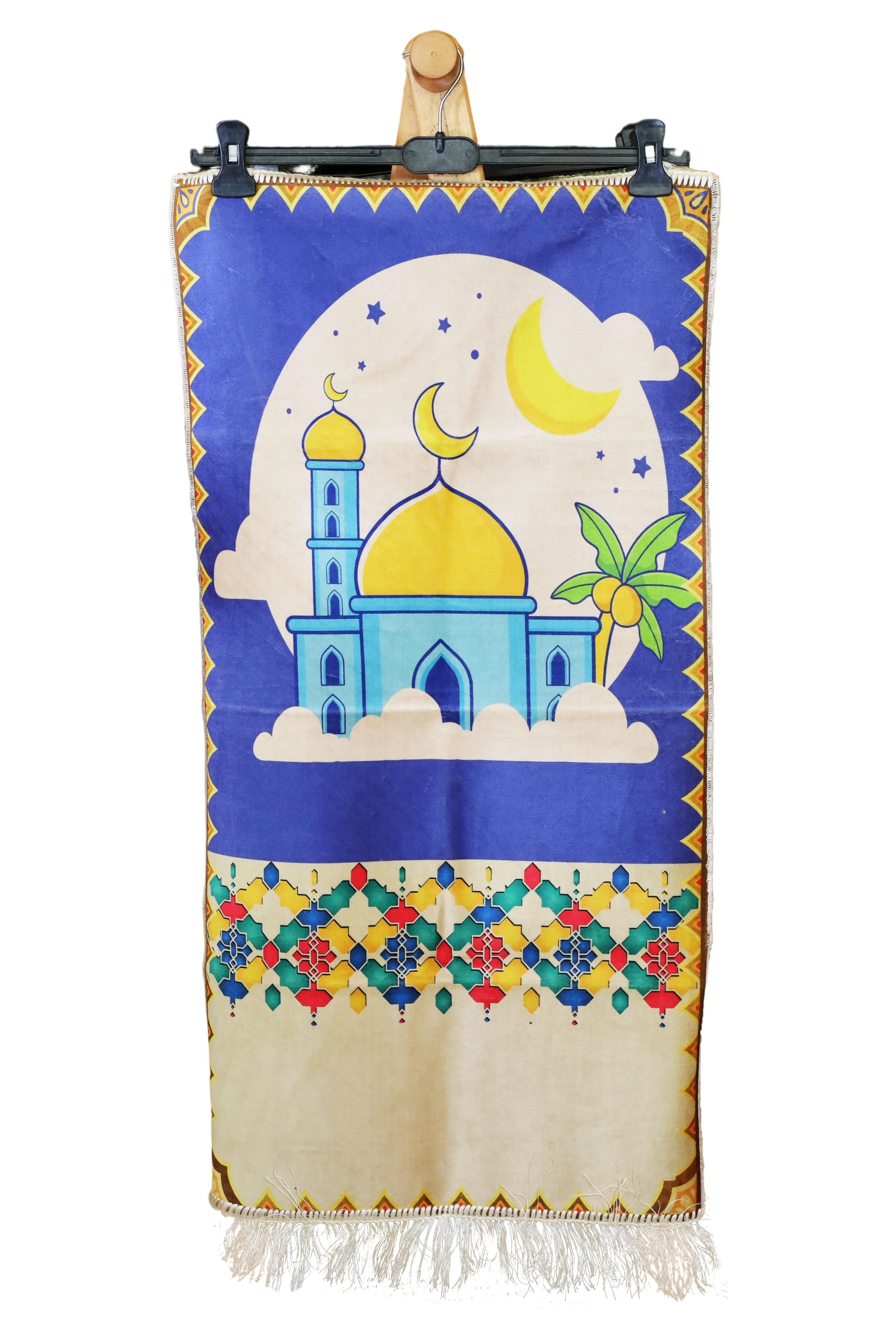 سجادة صلاة للأطفال بتصميم المسجد المبهج