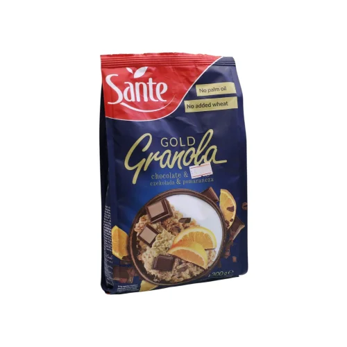 سانتي جولد جرانولا Sante Gold Granola – شوكولاتة وبرتقال (300g)