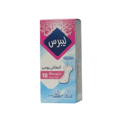 فوط نسائية  يومية انتعاش يومي متوسطة ليبيرس Libresse (عبوة 18 فوطة)