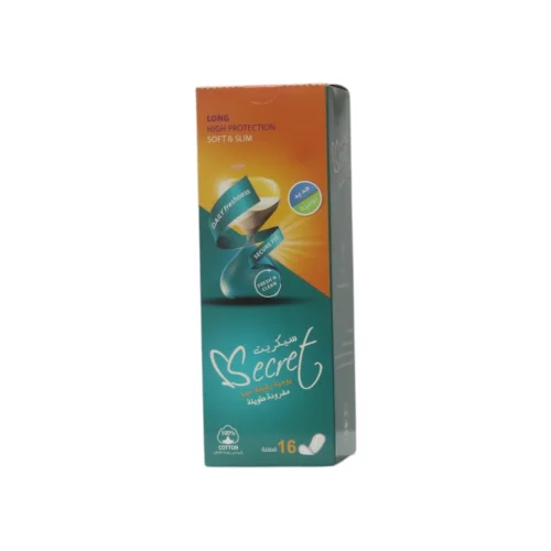 فوط يومية رقيقة جداً طويلة سيكريت Secret Pantyliners (عبوة 16 قطعة)