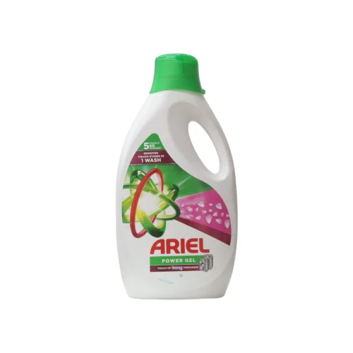 سائل غسيل الملابس Ariel Power Gel – لإزالة البقع الصعبة من غسلة واحدة