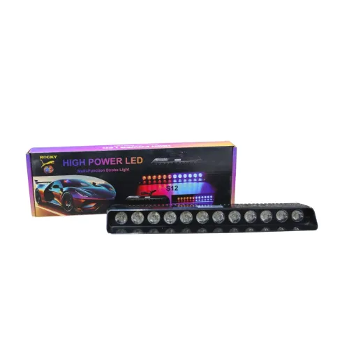 ضوء فدرالي تحذيري Rocky S12 بقوة LED العالية – للتميز والأمان على الطريق