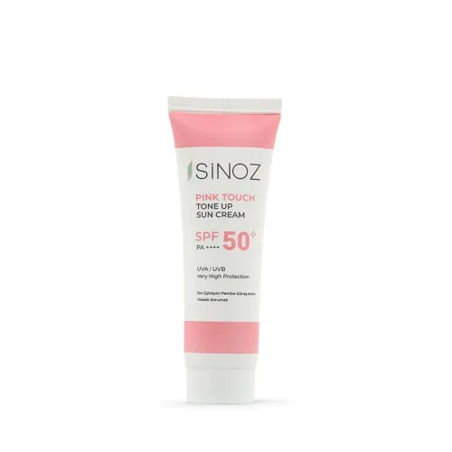 واقي الشمس الوردي لتوحيد وتفتيح لون البشرة من سينوز (SPF 50+)