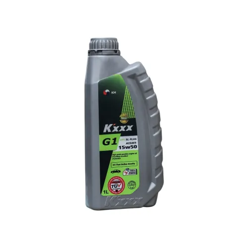 زيت المحرك كيكس G1 لسيارات البنزين 15W-50 سعة 1 لتر