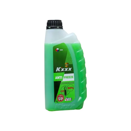 سائل تبريد المحرك المانع للتجمد والسيولة Kxxx Anti Freeze (تركيز 50% / -33°C) - سعة 1 لتر