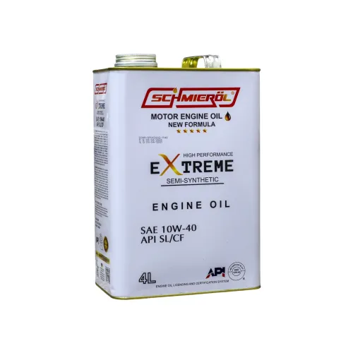 زيت المحركات نصف التخليقي SCHMIERÖL Extreme SAE 10W-40 (سعة 4 لتر - عبوة معدنية) - (API SL/CF)