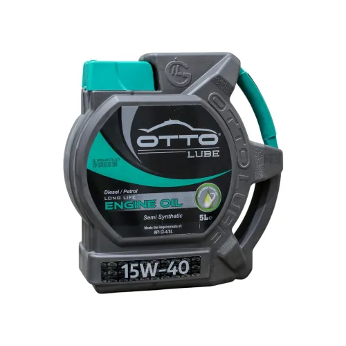 زيت المحركات نصف التخليقي OTTO LUBE Long Life SAE 15W-40 (سعة 5 لتر) - (API CI-4/SL)