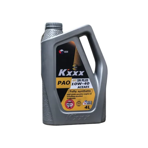 زيت المحرك كيكس PAO التخليقي بالكامل 10W-40 سعة 4 لتر- Kxxx
