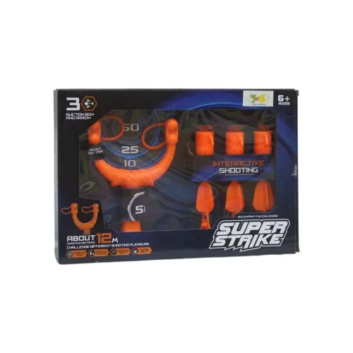 لعبة الرماية المطورة (Super Strike) مع سهام الشفاطات الآمنة للأطفال
