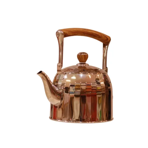 ابريق شاي ستانلس ستيل مع لمسات خشبية من فيكالينا - 2.0 لتر (Vicalina VL-RB23 Tea Kettle)