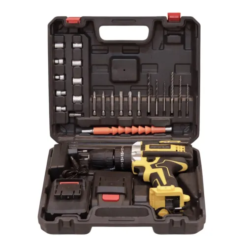 شنيور لاسلكي ببطارية ليثيوم مع حقيبة ملحقات متكاملة (Lithium Charging Drill)