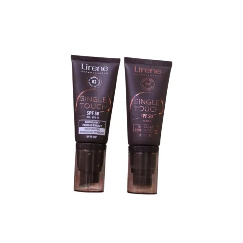 كريم أساس مرطب وواقي شمس Lirene Single Touch Moisturizing Foundation SPF 50 (ثبات حتى 15 ساعة)