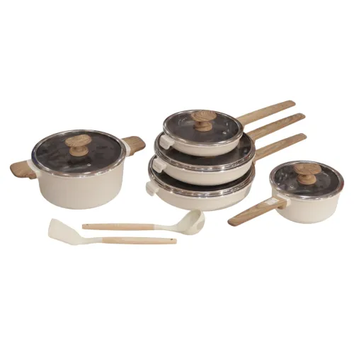 طقم أواني وقلايات طهي كوك لوفر المانعة للتصاق COOKLOVER Non-Stick Cookware Set (متوفر كطقم شامل أو قطع مفردة)