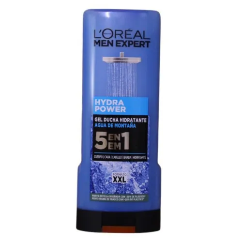 جل الاستحمام والمرطب هيدرا باور 5 في 1 للرجال - L'Oréal Men Expert