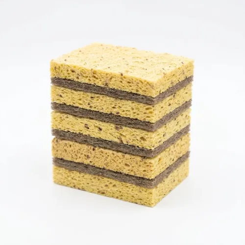 طقم إسفنج جلي سليلوز صديق للبيئة 5 قطع - Seven End Eco Sponge